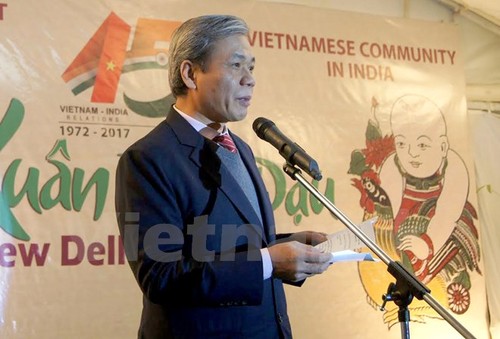 Vietnamese Embassy in India celebrates 45 years of diplomatic ties  - ảnh 1